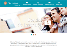 Tablet Screenshot of fiduciariacolmena.com